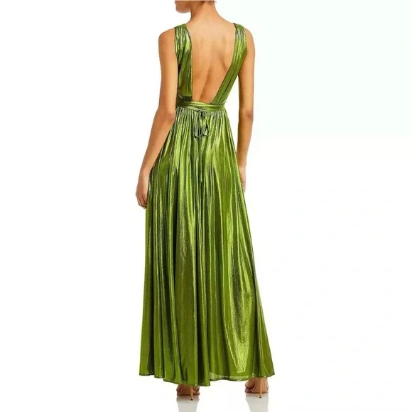 BRONX AND BANCO GODDESS GOWN IN LIME (L) - Picture 2 of 4